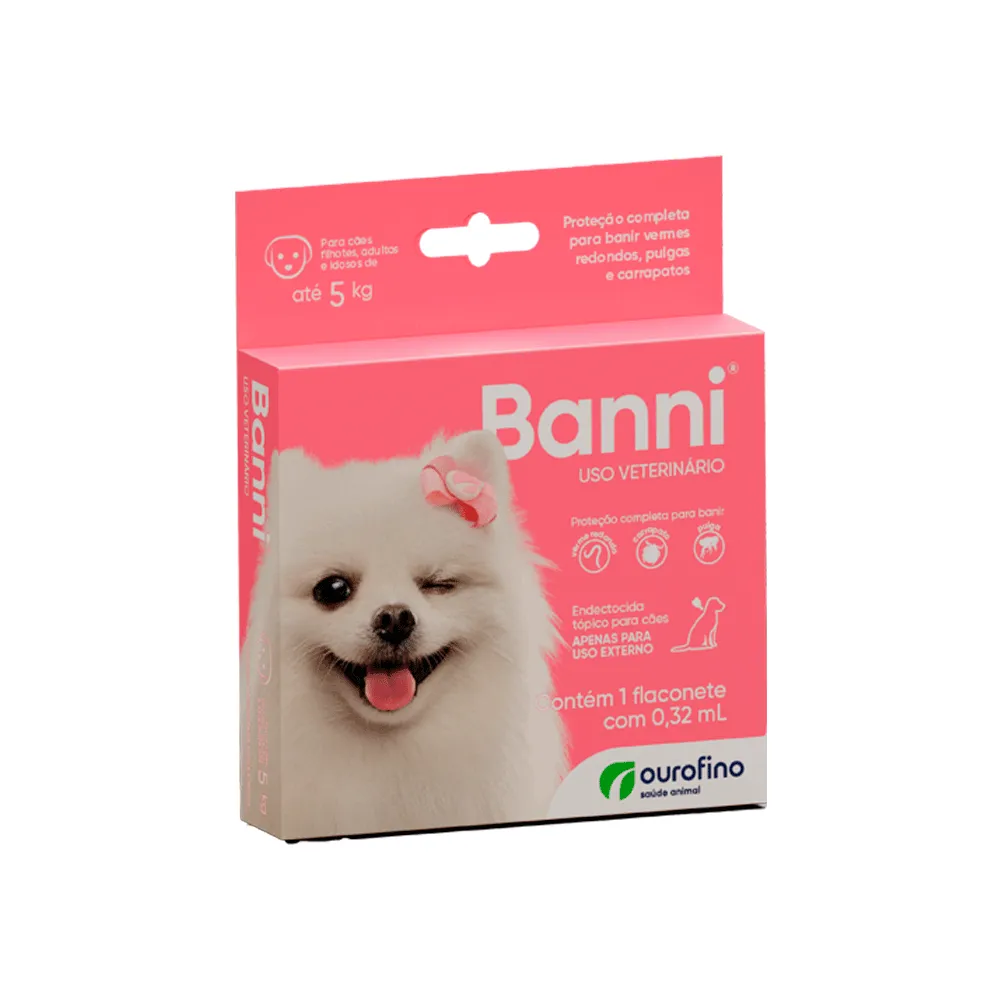 Banni Antipulgas para Cães até 5kg