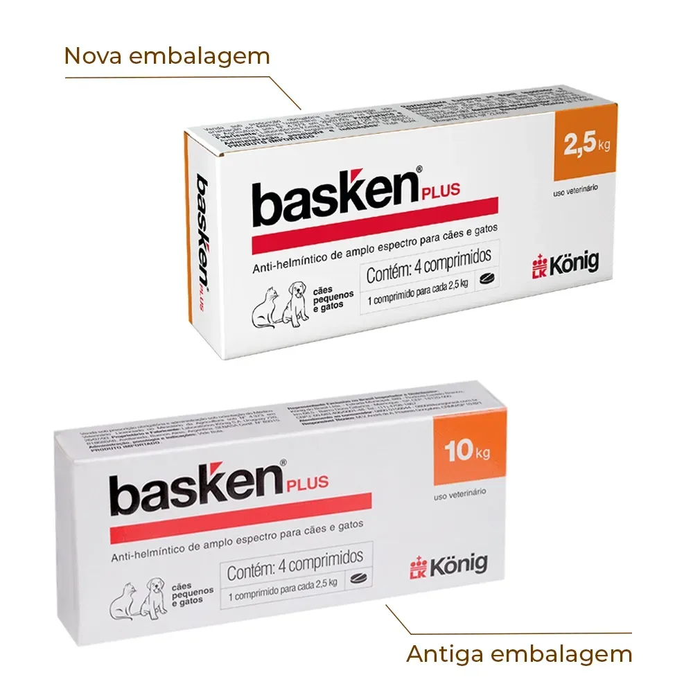 Vermífugo Basken Plus para Cães e Gatos — foto 2