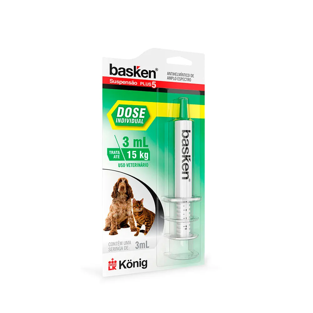Basken Suspensão Seringa Cães e Gatos — foto 2