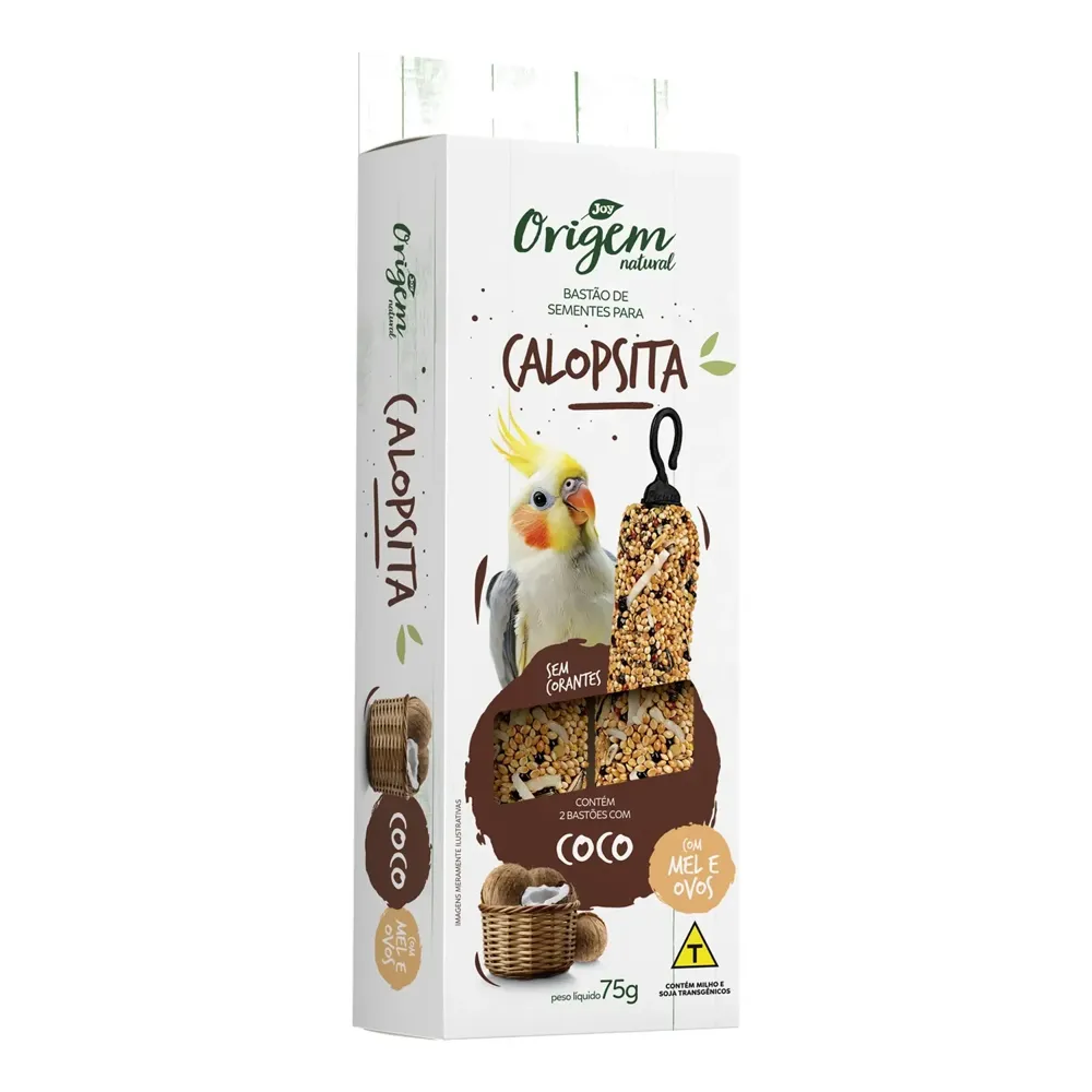 Bastão para Calopsita Coco Origem Natural