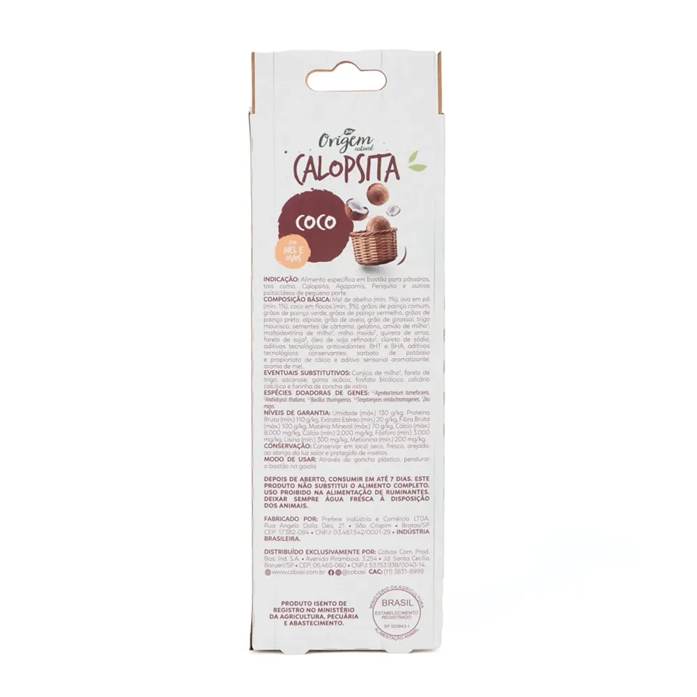 Bastão para Calopsita Coco Origem Natural — foto 5