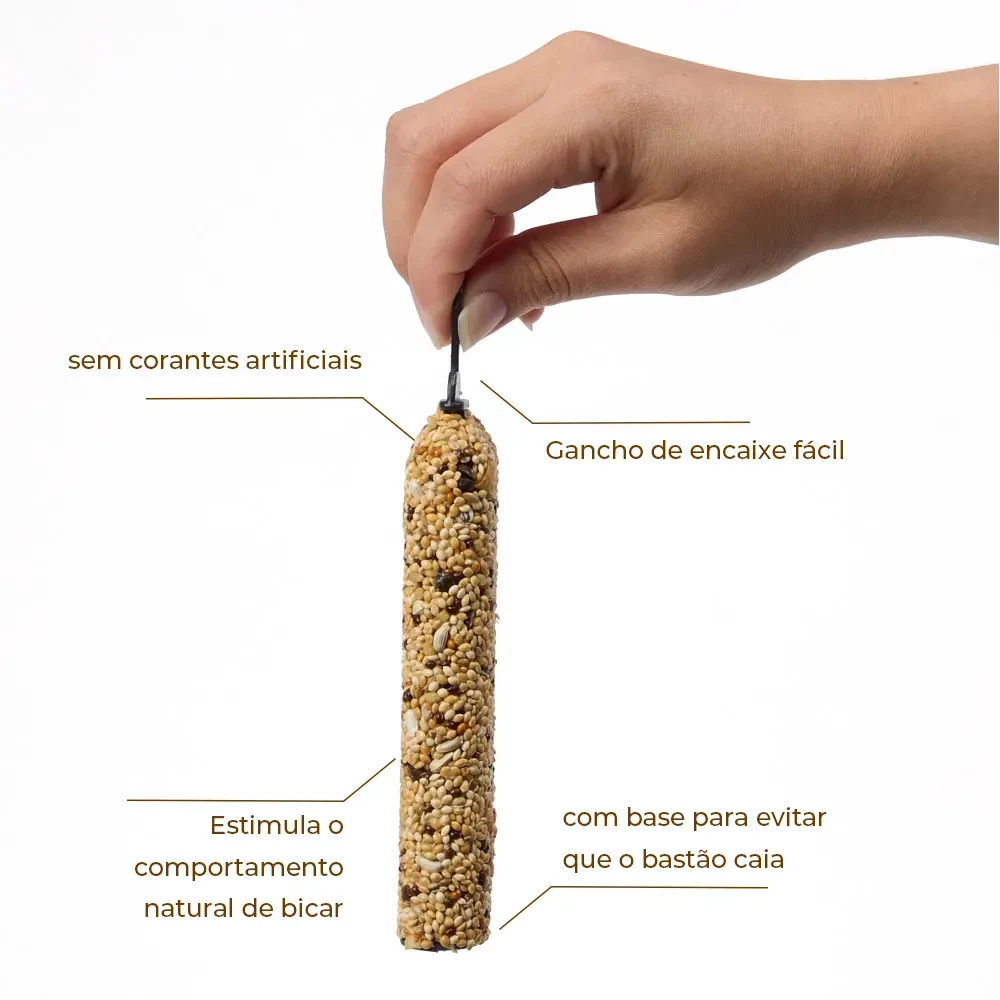 Bastão para Calopsita Maçã Origem Natural — foto 2