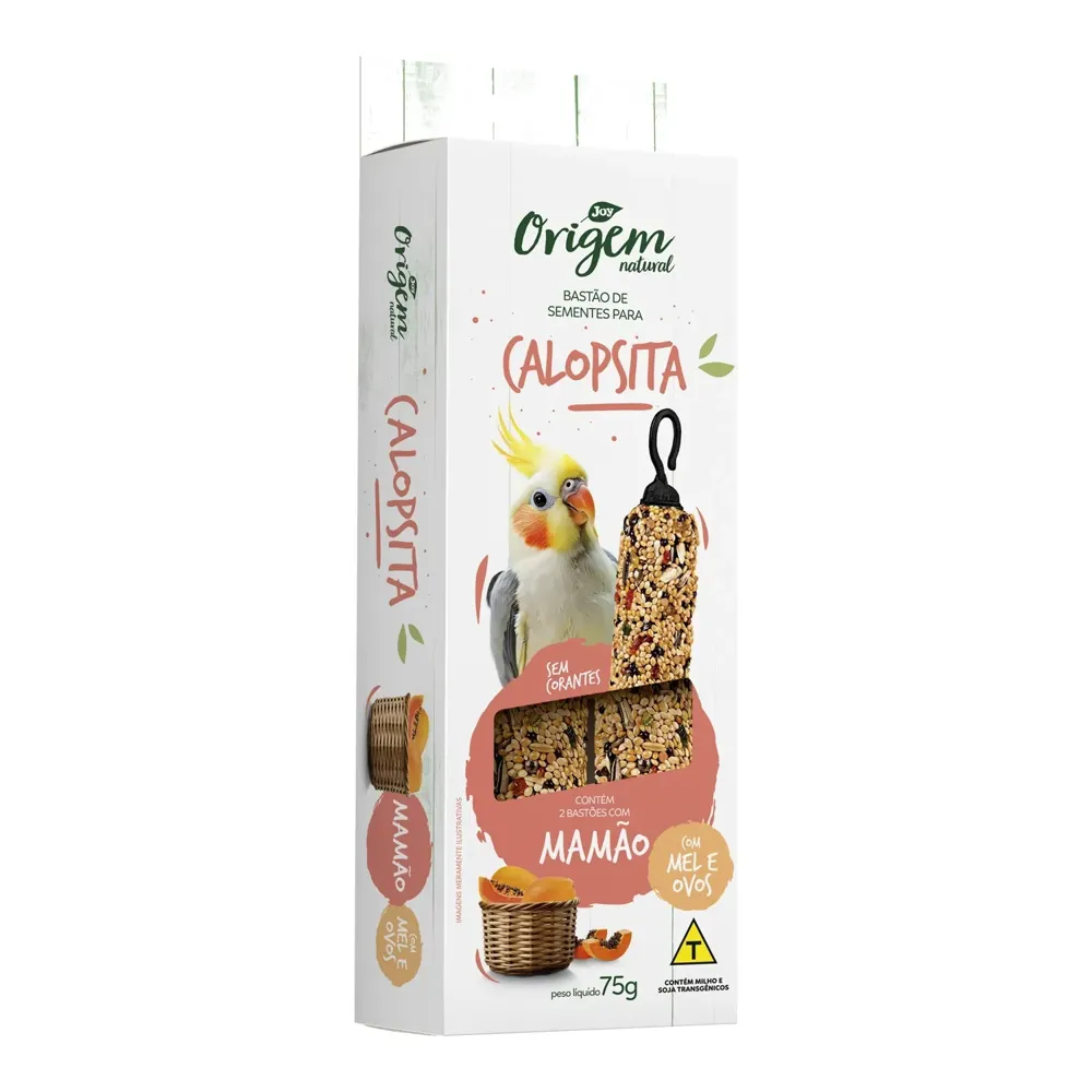 Bastão para Calopsita Mamão Origem Natural