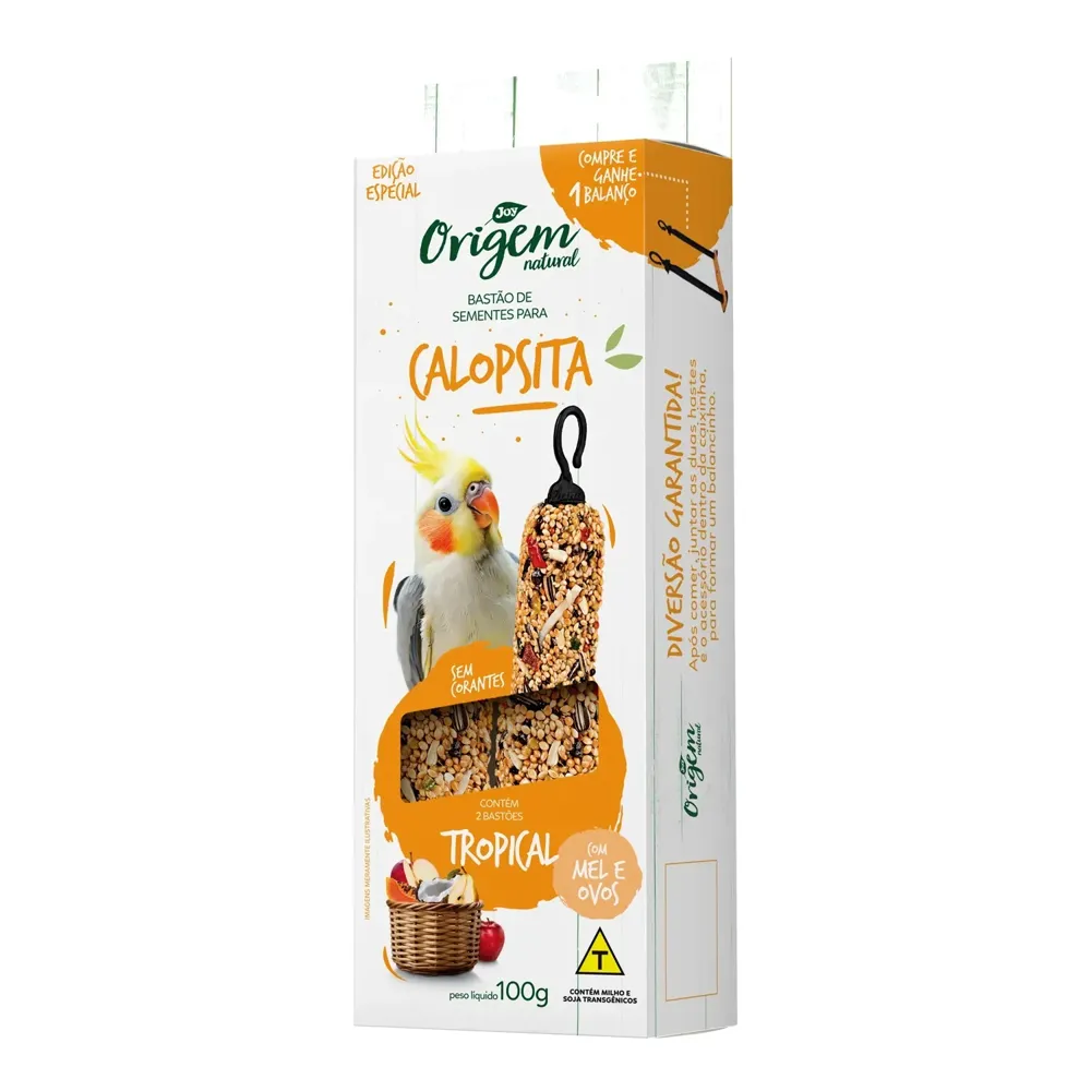 Bastão para Calopsita Tropical Origem Natural