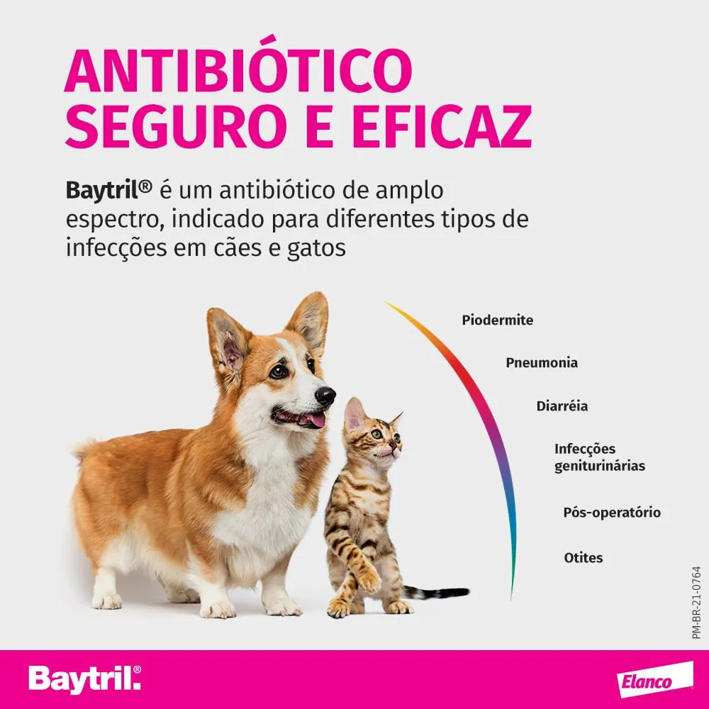 Baytril Flavour 15mg Antimicrobiano — foto 2
