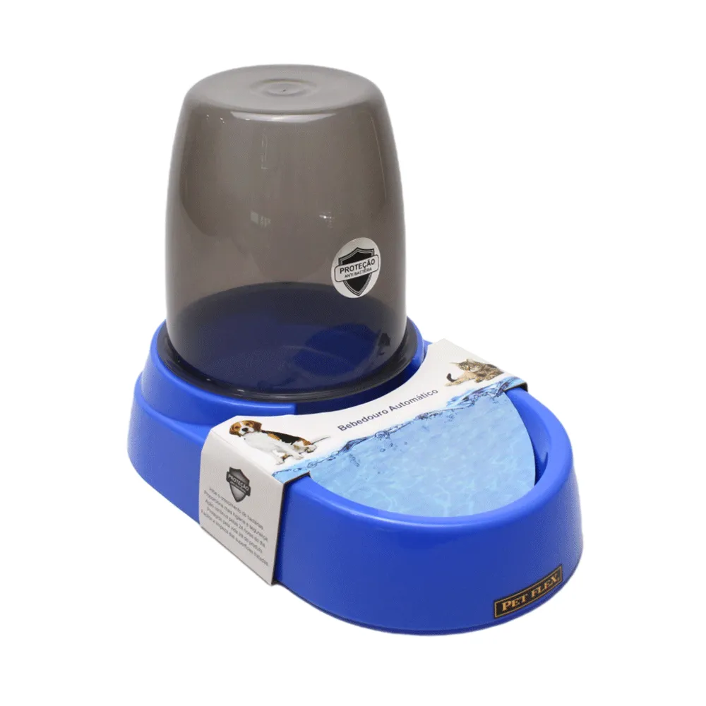 Bebedouro Automático Pet Flex Azul — foto 2
