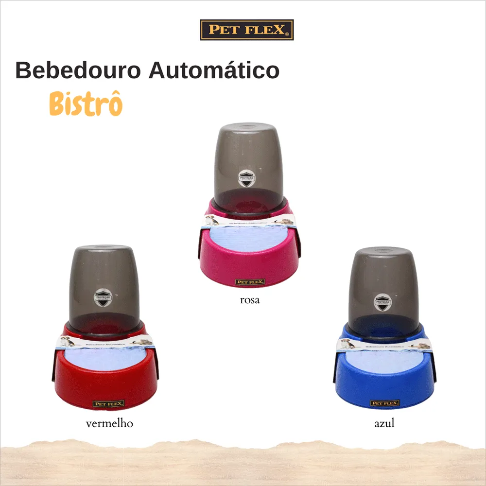 Bebedouro Automático Pet Flex Rosa — foto 6