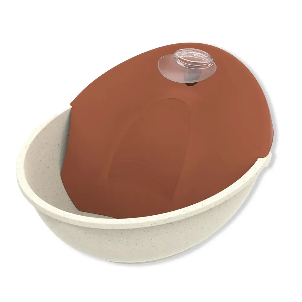 Bebedouro Fonte Petit Bivolt Plast Pet Mármore e Terra Vermelha — foto 2