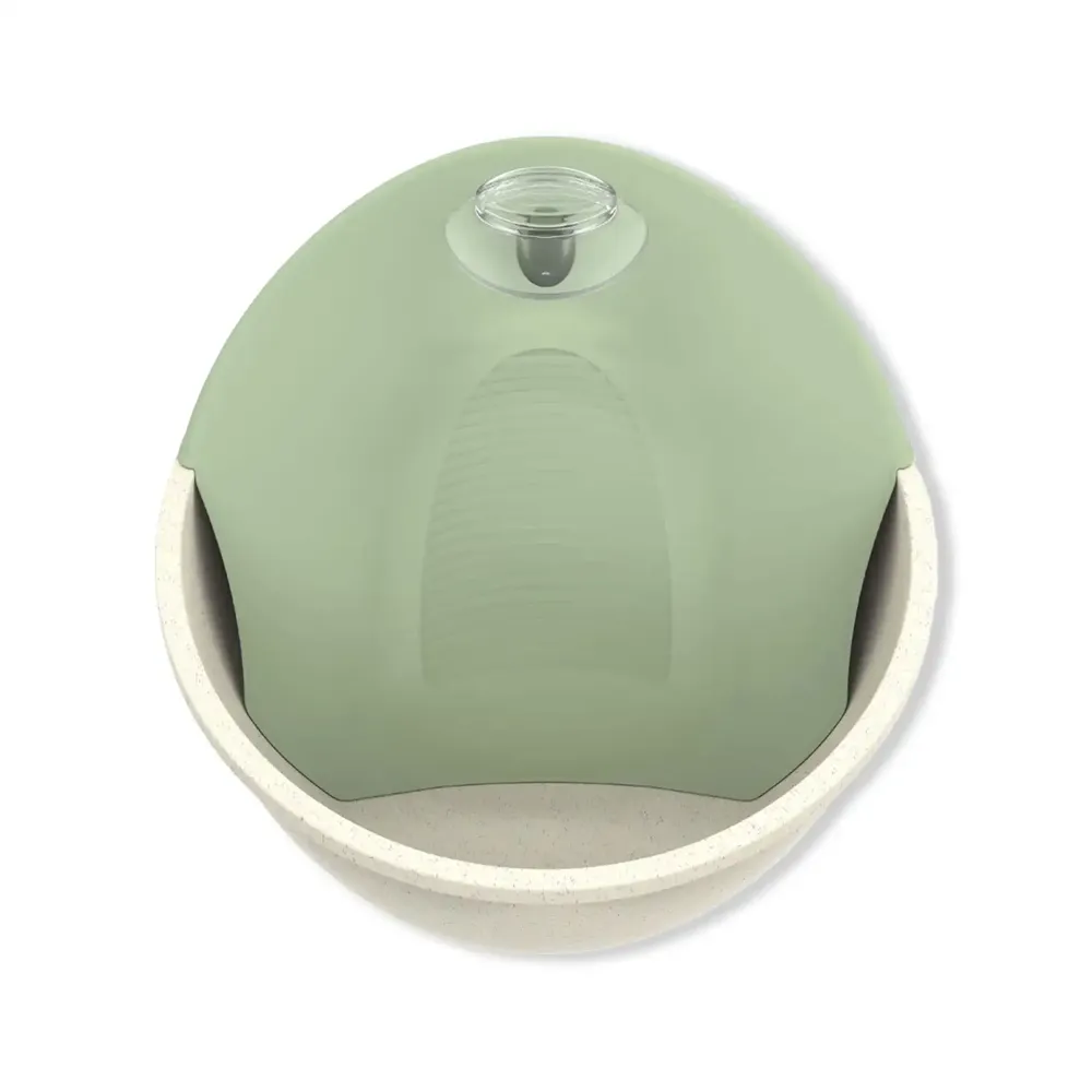 Bebedouro Fonte Petit Bivolt Plast Pet Mármore e Verde