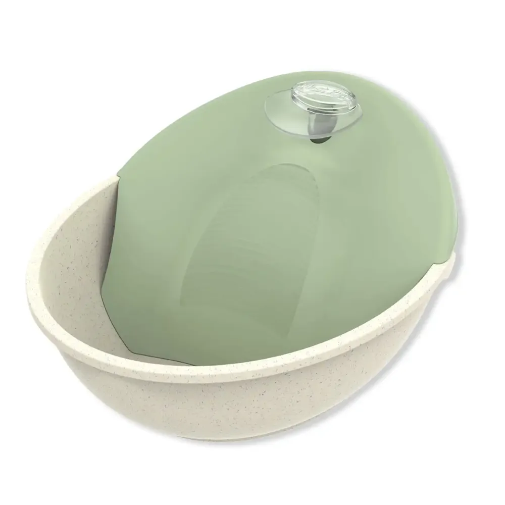 Bebedouro Fonte Petit Bivolt Plast Pet Mármore e Verde — foto 2