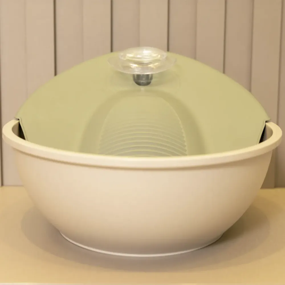 Bebedouro Fonte Petit Bivolt Plast Pet Mármore e Verde — foto 6