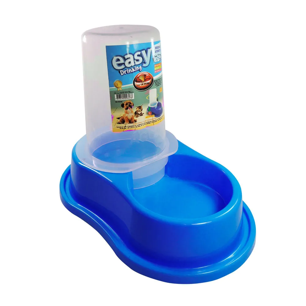 Bebedouro Plástico Anti-Formiga Automático Furacão Pet Azul