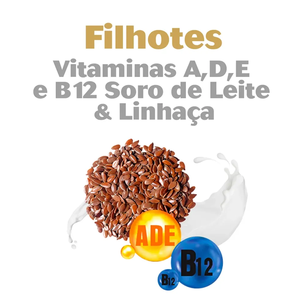 Bifinho Cães Filhotes Soro de Leite e Linhaça Kadi — foto 3