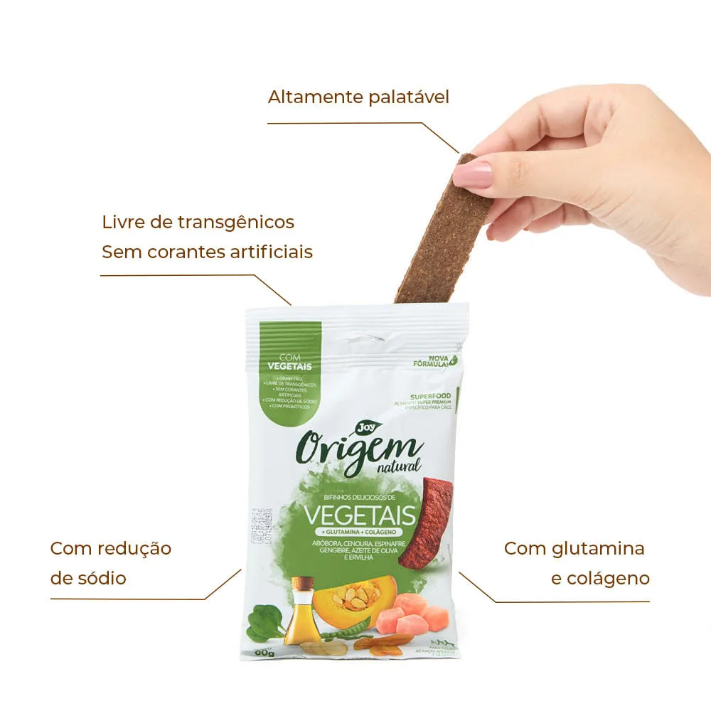 Bifinho Cães Origem Natural Mix de Vegetais — foto 2