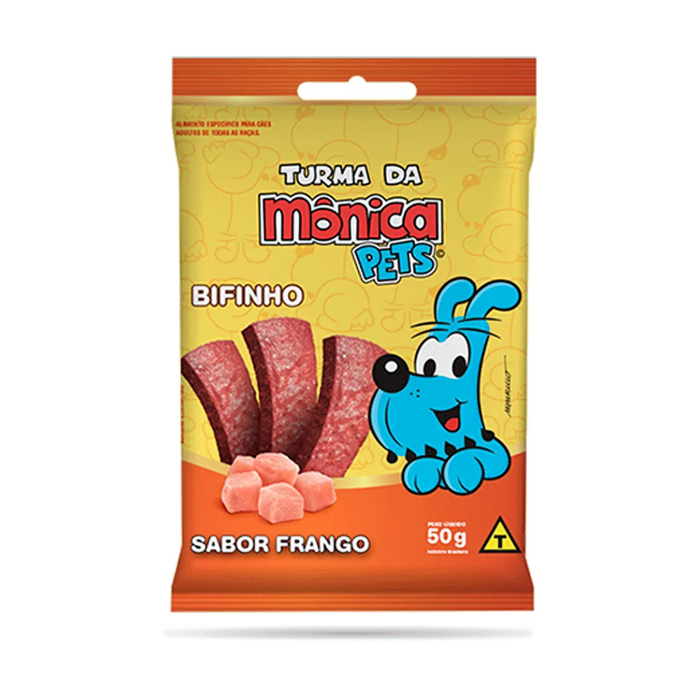 Bifinho Turma da Mônica Cães Adultos Frango