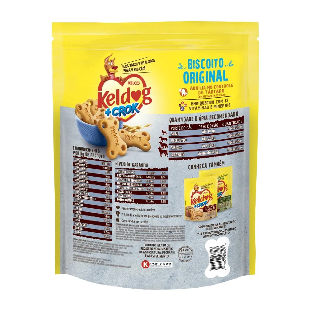Biscoito Keldog +Crock Integral Kelco — foto 2