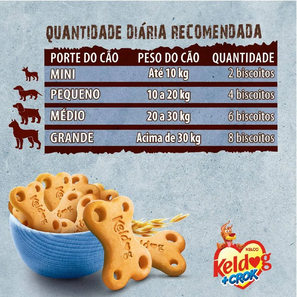 Biscoito Keldog +Crock Original Kelco — foto 3