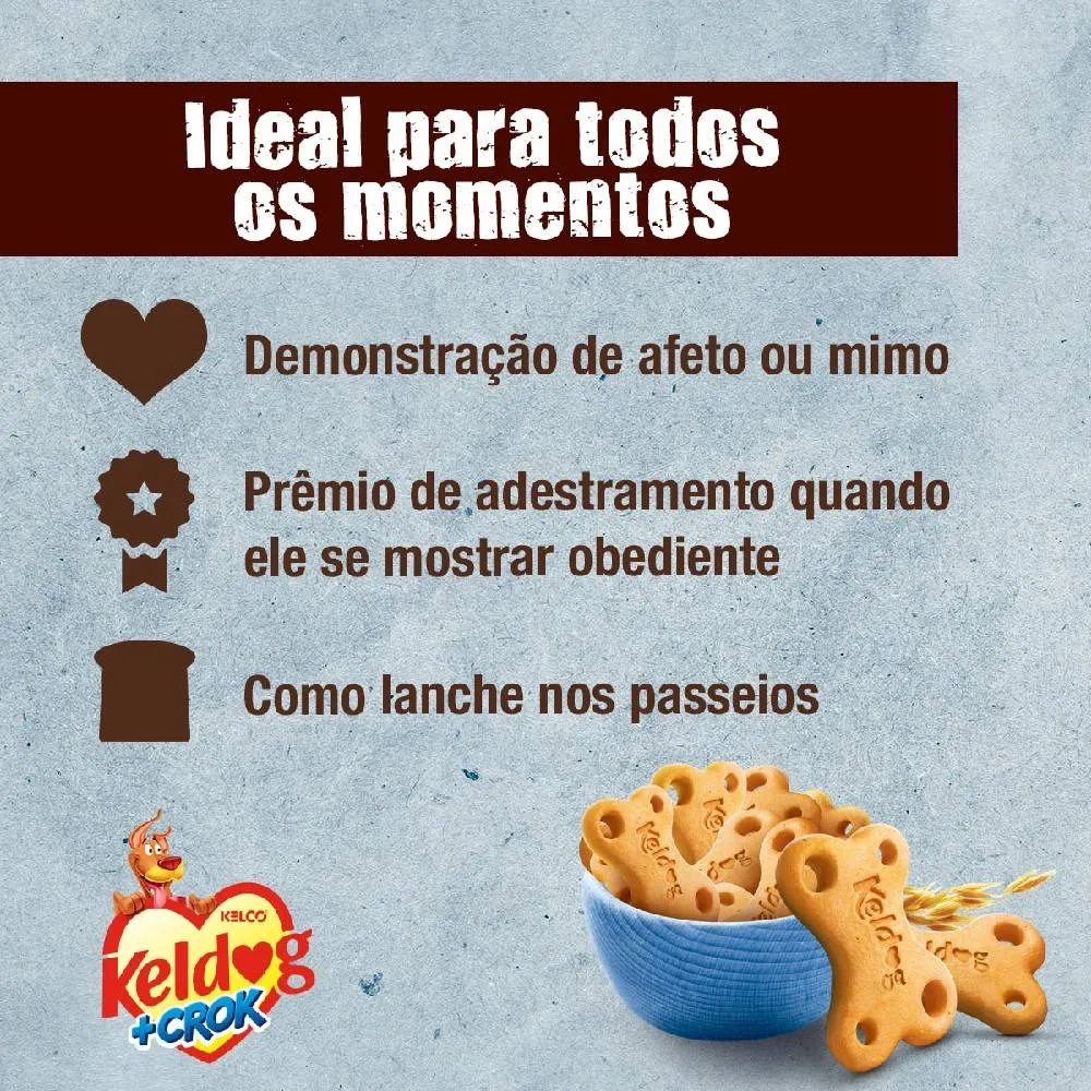 Biscoito Keldog +Crock Original Kelco — foto 4