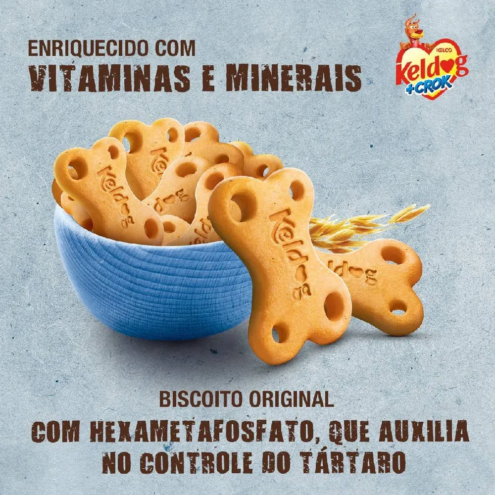 Biscoito Keldog +Crock Original Kelco — foto 5