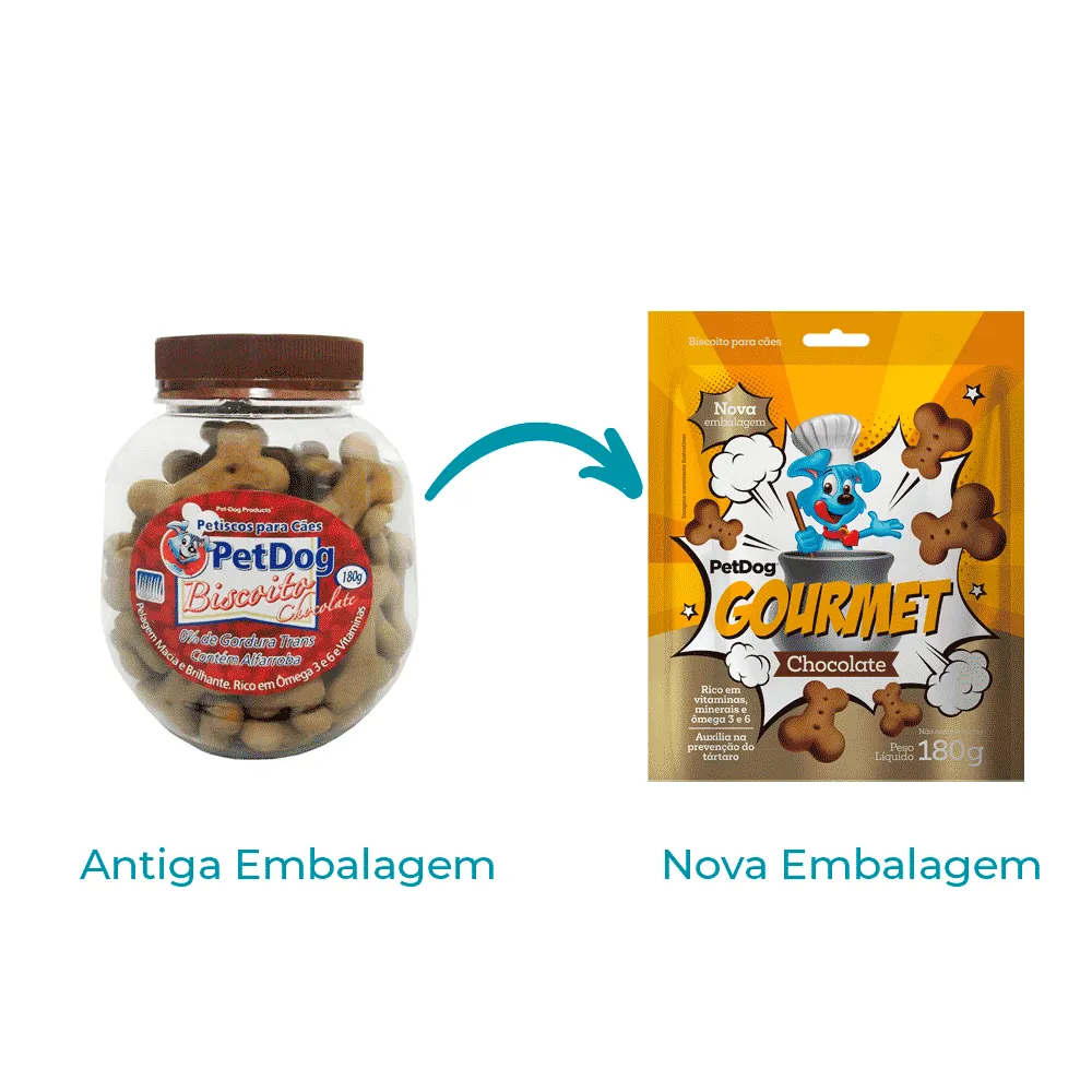Biscoito para Cães Chocolate Pet Dog — foto 2