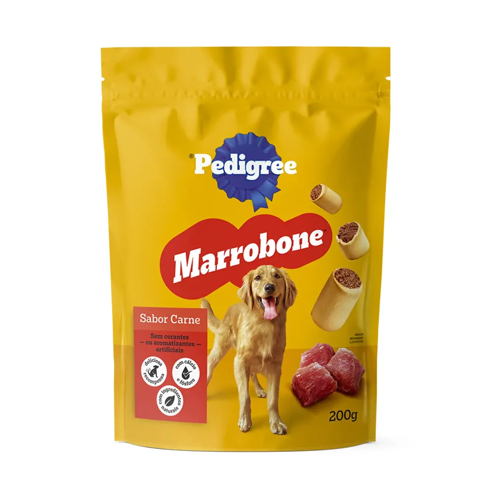 Biscoito Pedigree Marrobone para Cães Adultos Carne — foto 2