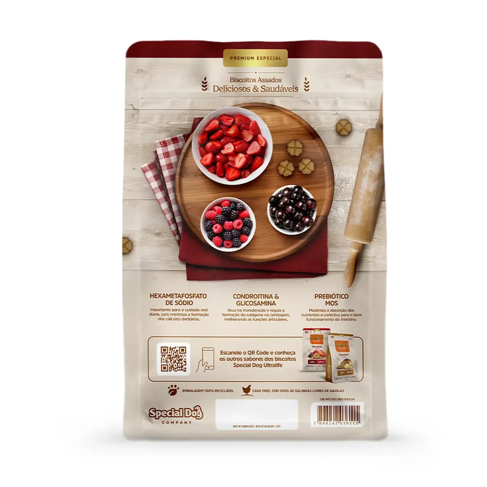 Biscoito Special Dog Ultralife Cães Adultos Frutas Vermelhas — foto 3