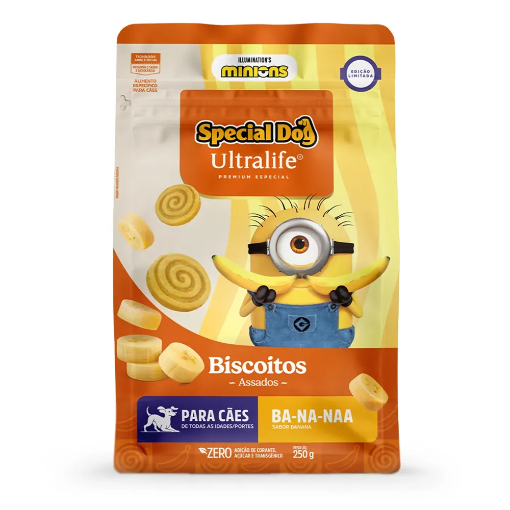 Biscoito Special Dog Ultralife Minions para Cães Banana — foto 2