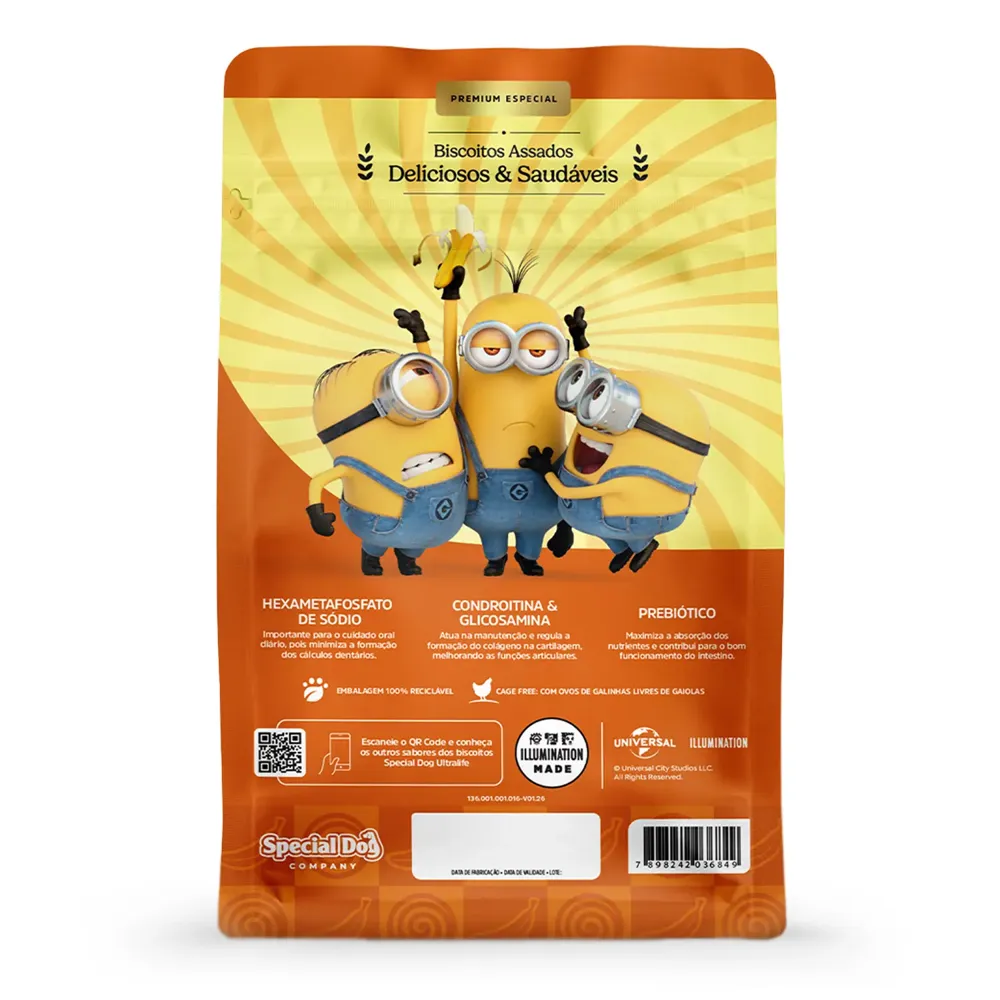 Biscoito Special Dog Ultralife Minions para Cães Banana — foto 3