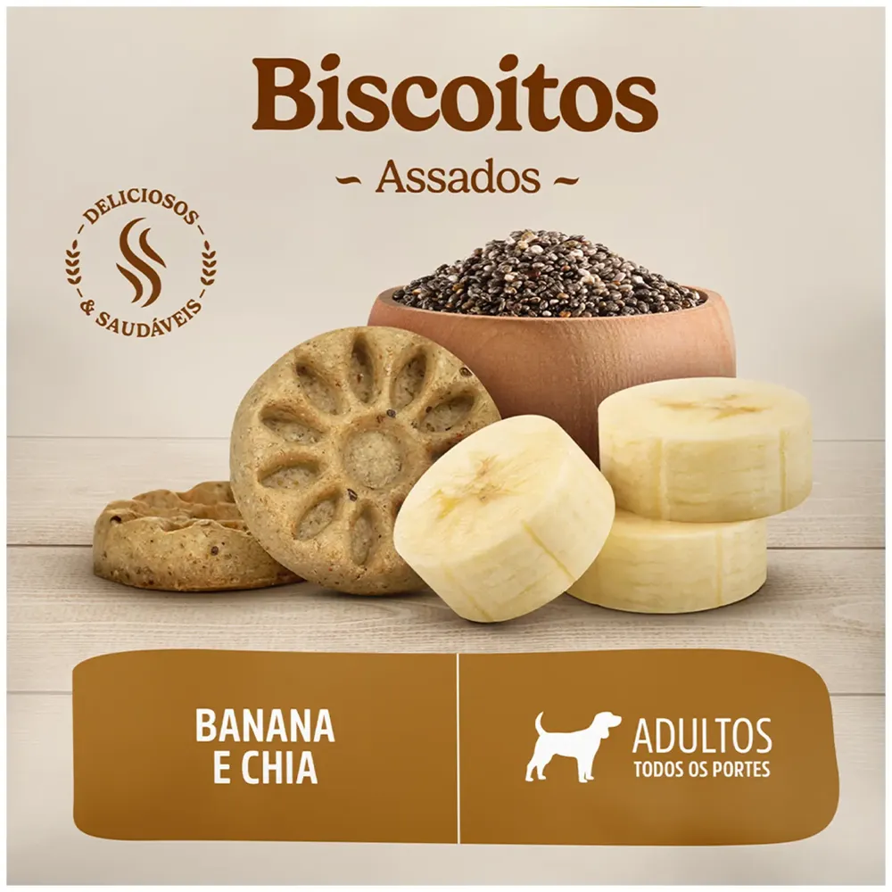 Biscoito Special Dog Ultralife para Cães Adultos Banana e Chia — foto 4