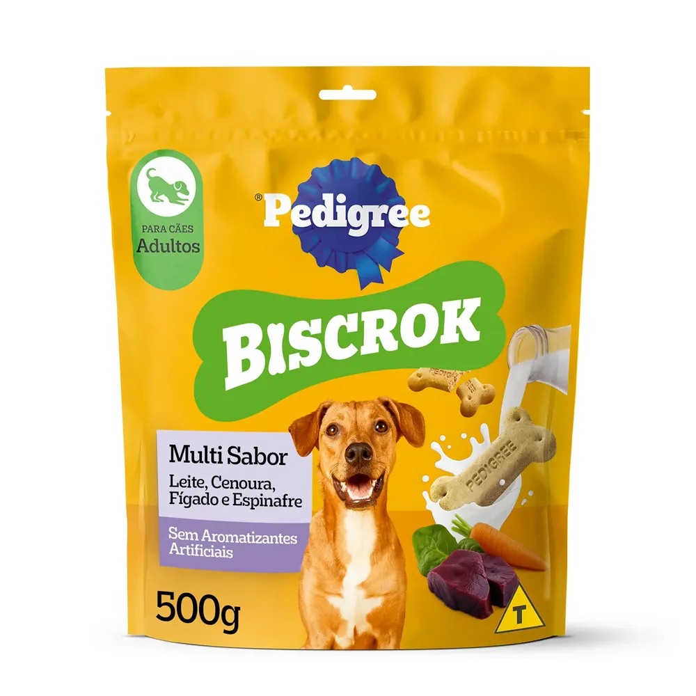 Biscoito Pedigree Biscrok para Cães Adultos Multi