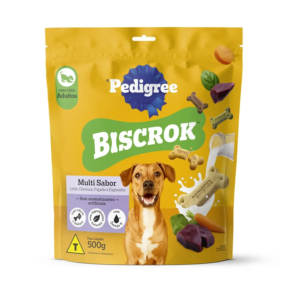 Biscoito Pedigree Biscrok para Cães Adultos Multi — foto 2