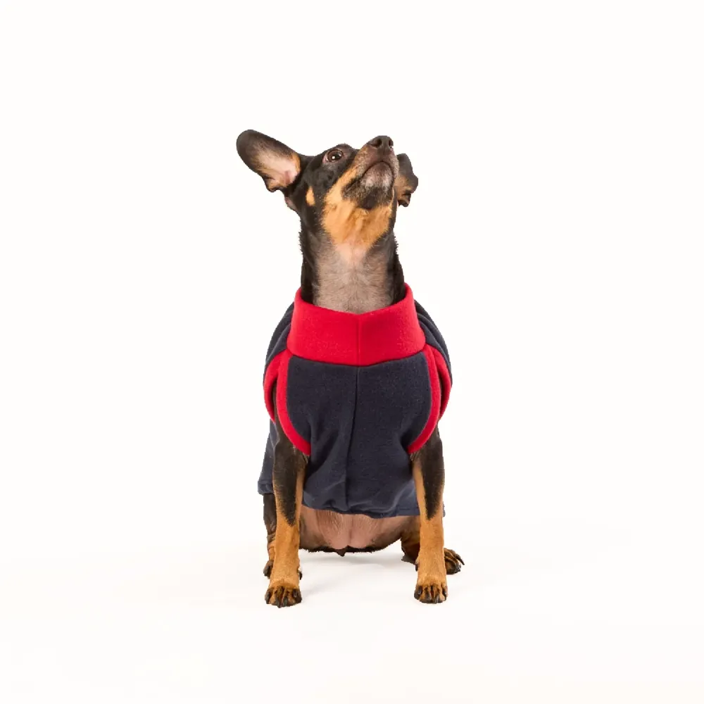 Blusa básica sem Manga Fábrica Pet Azul — foto 2