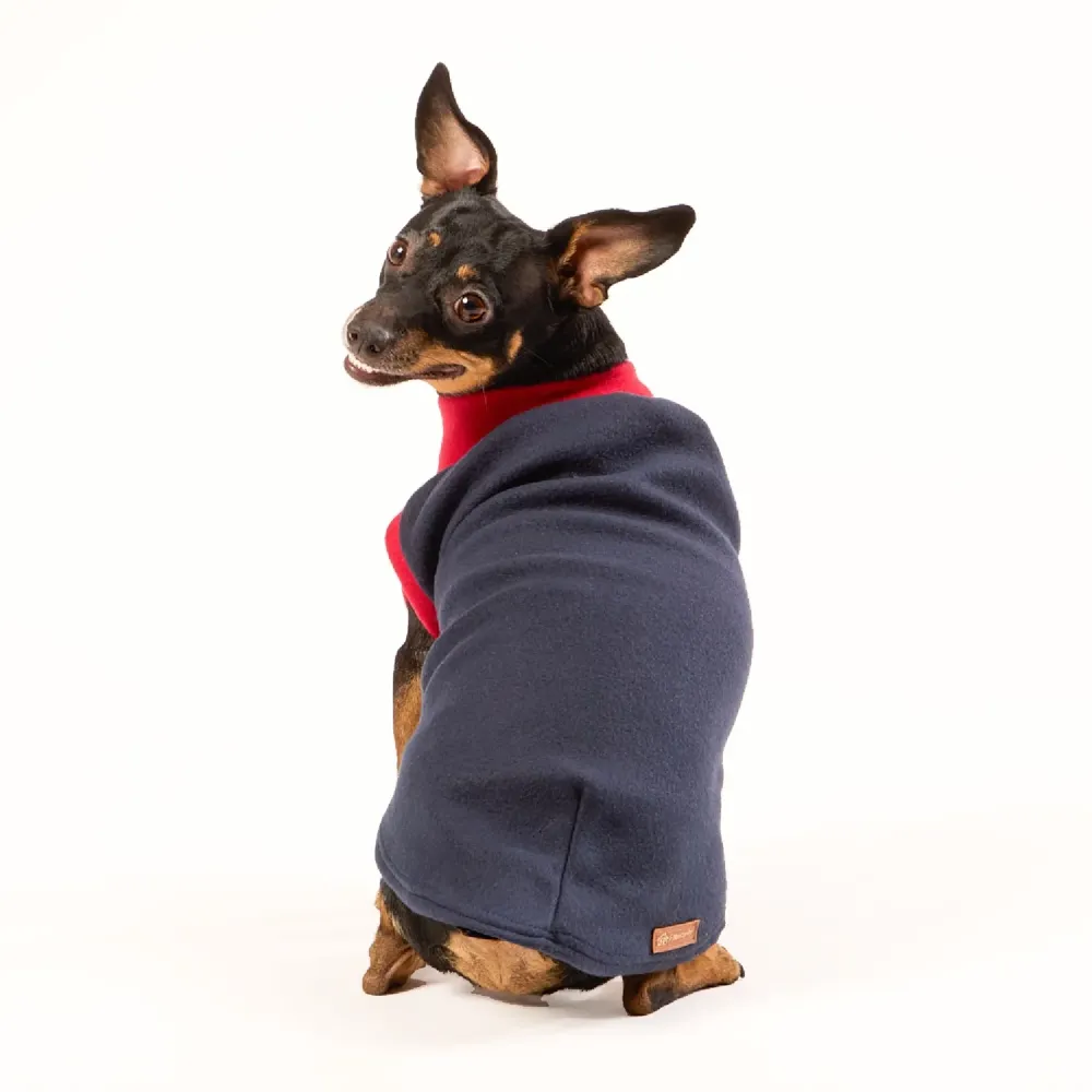 Blusa básica sem Manga Fábrica Pet Azul — foto 3