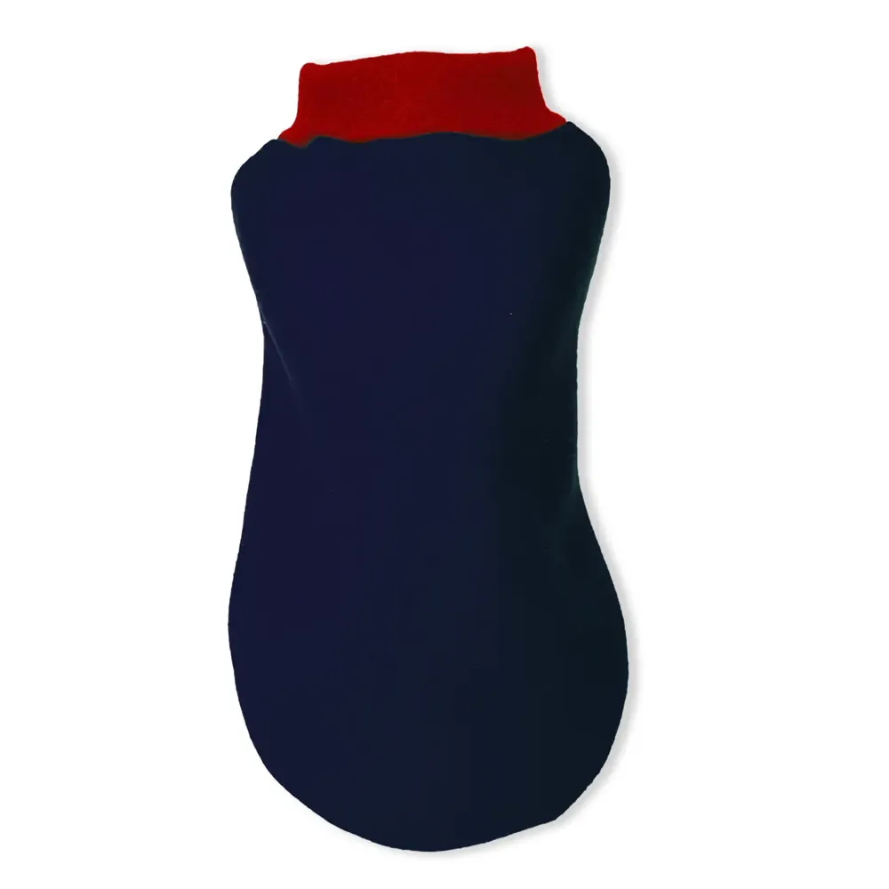 Blusa básica sem Manga Fábrica Pet Azul — foto 5