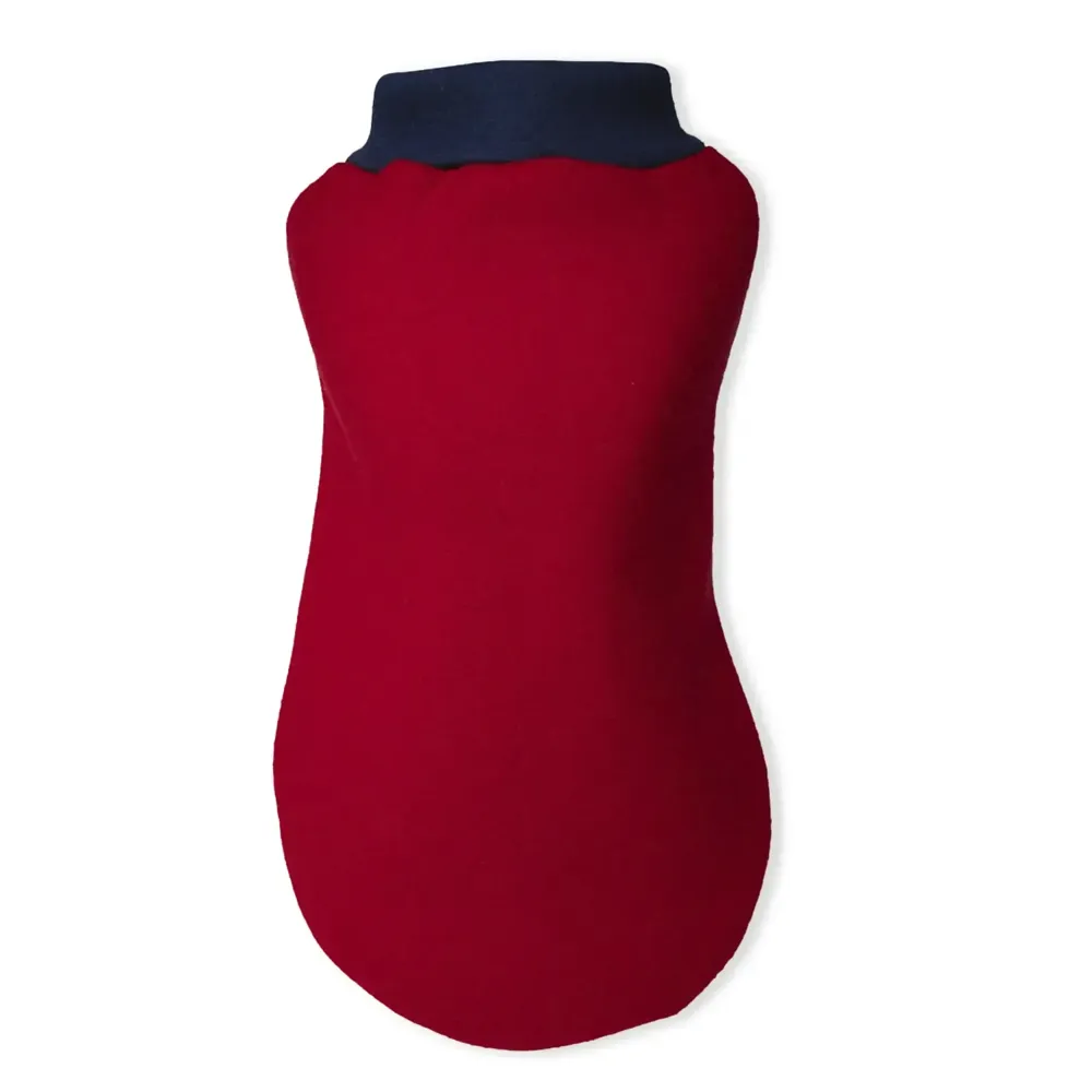 Blusa básica sem Manga Fábrica Pet Vermelha — foto 2