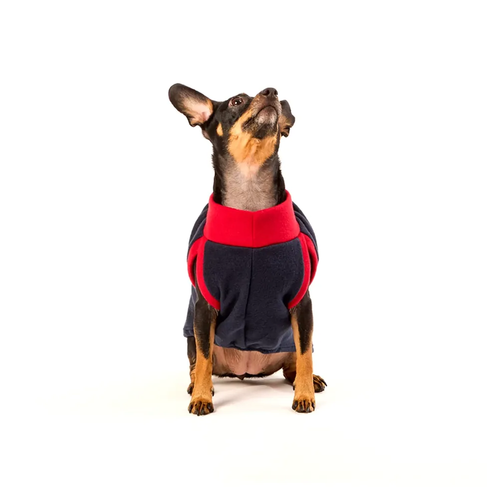 Blusa Básica Soft Lisa Azul Fábrica Pet — foto 3
