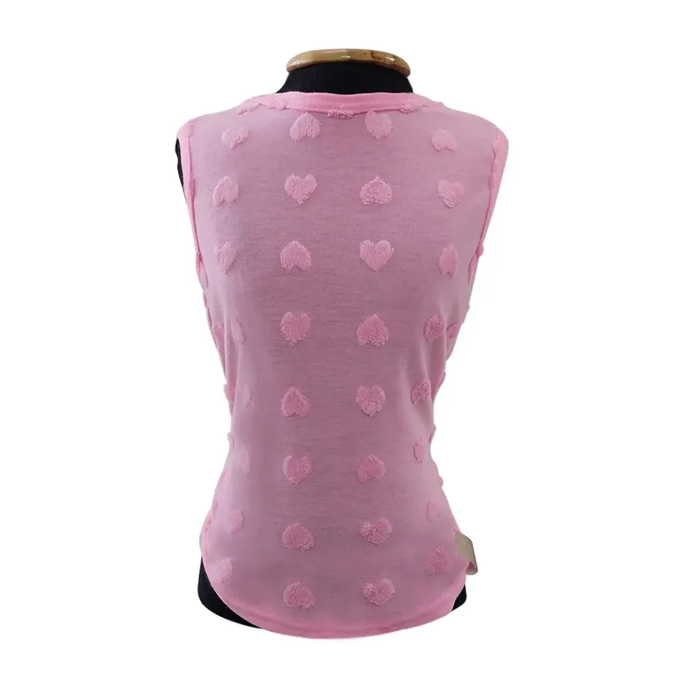 Blusa Coração Rosa Fábrica Pet