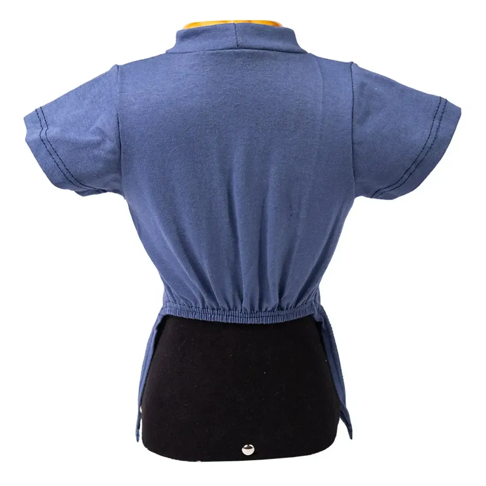 Blusa Gola Careca Aranha Fábrica Pet Azul — foto 3