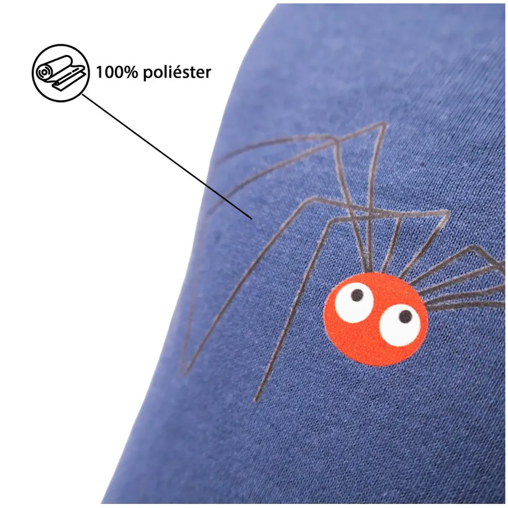 Blusa Gola Careca Aranha Fábrica Pet Azul — foto 4