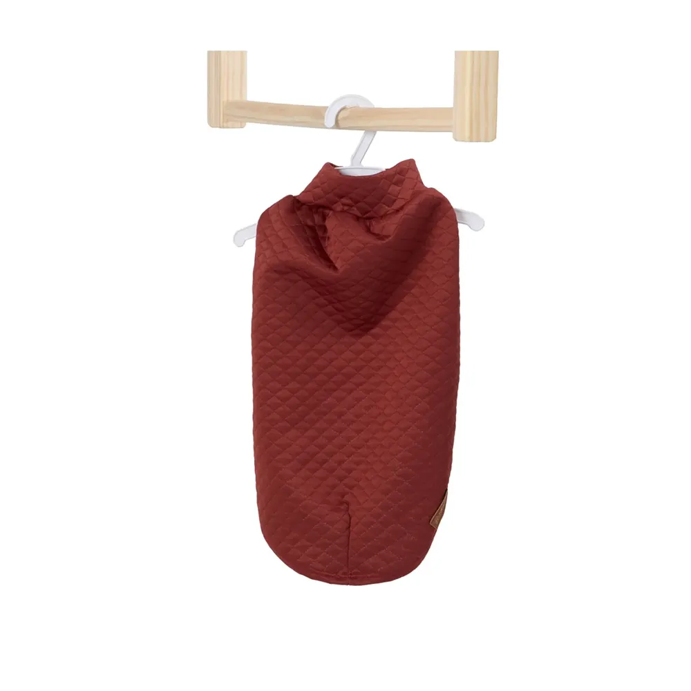 Blusa Matelassê Vinho Fábrica Pet — foto 3