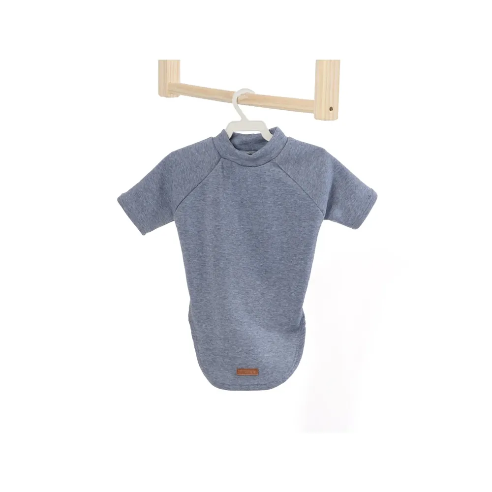 Blusa Moletom com Manga Cinza Fábrica Pet — foto 3
