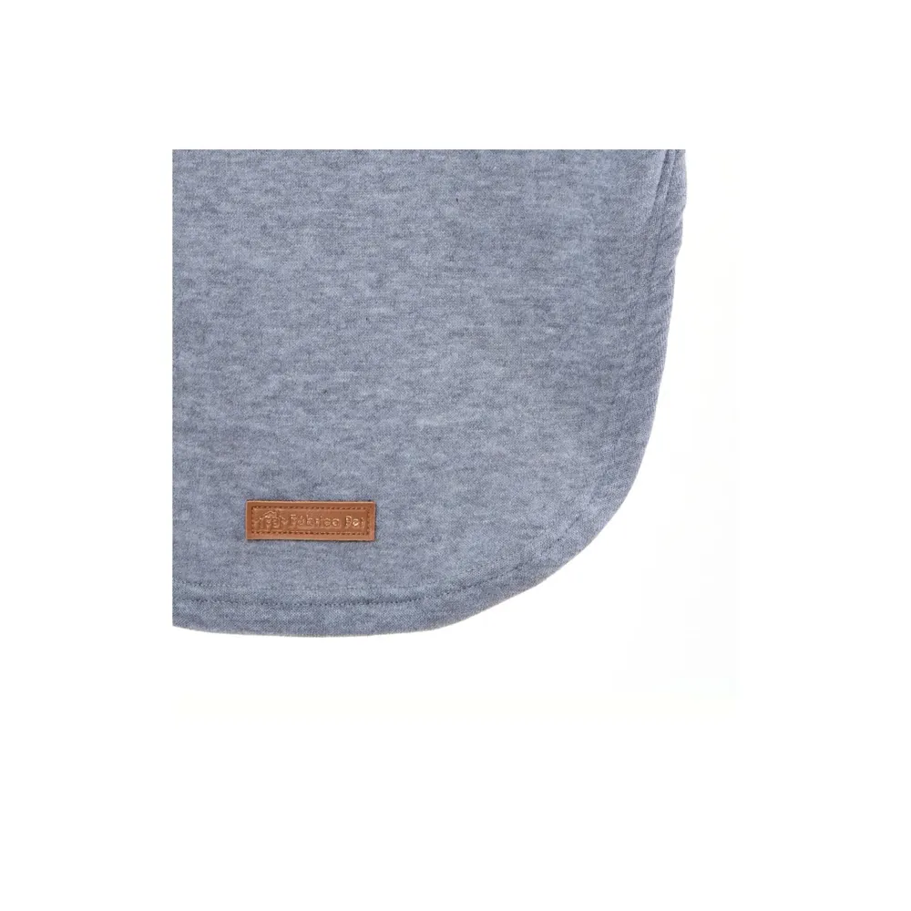 Blusa Moletom com Manga Cinza Fábrica Pet — foto 5