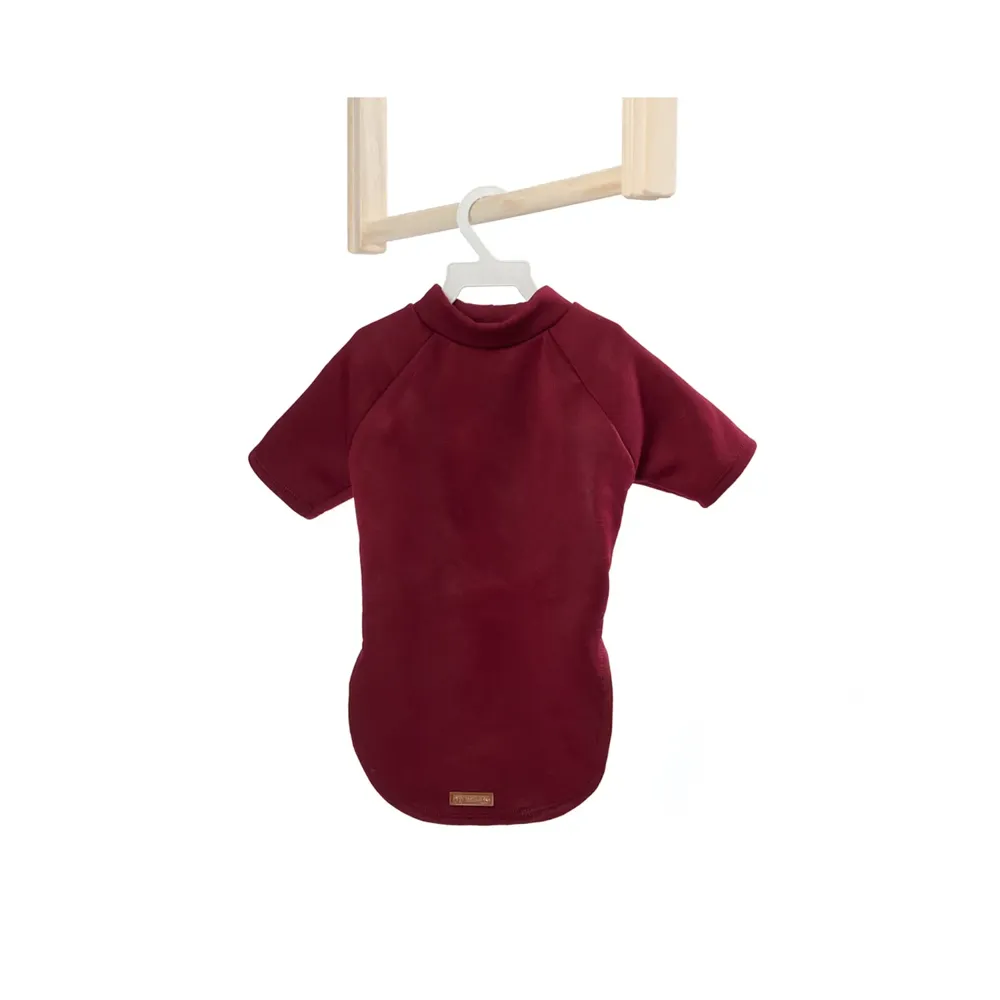 Blusa Moletom Com Manga Vinho Fábrica Pet — foto 4
