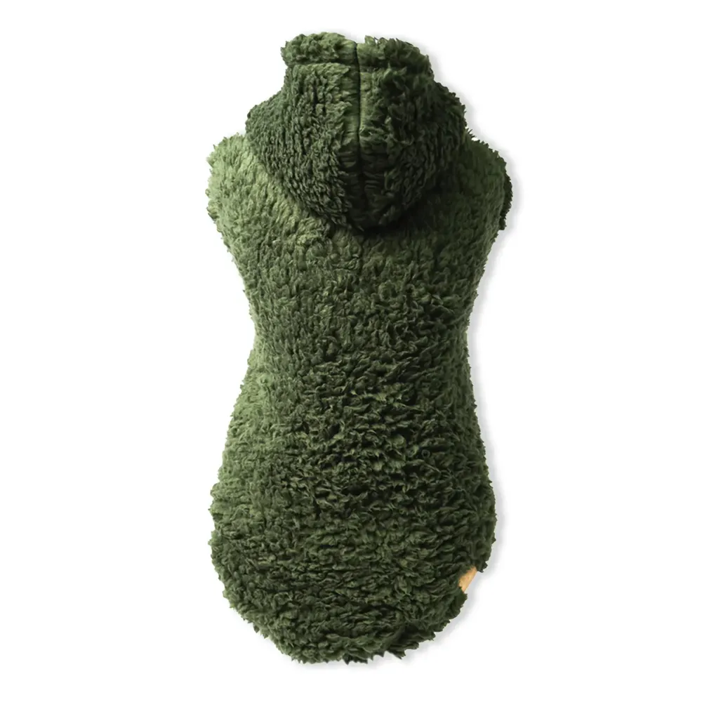 Blusa Sherpa com Capuz Fábrica Pet Verde — foto 3