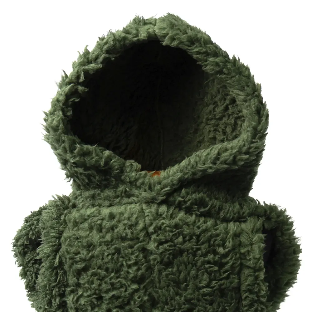 Blusa Sherpa com Capuz Fábrica Pet Verde — foto 5
