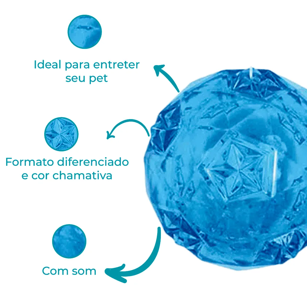 Bola Diamond Jambo Azul para Cães — foto 2