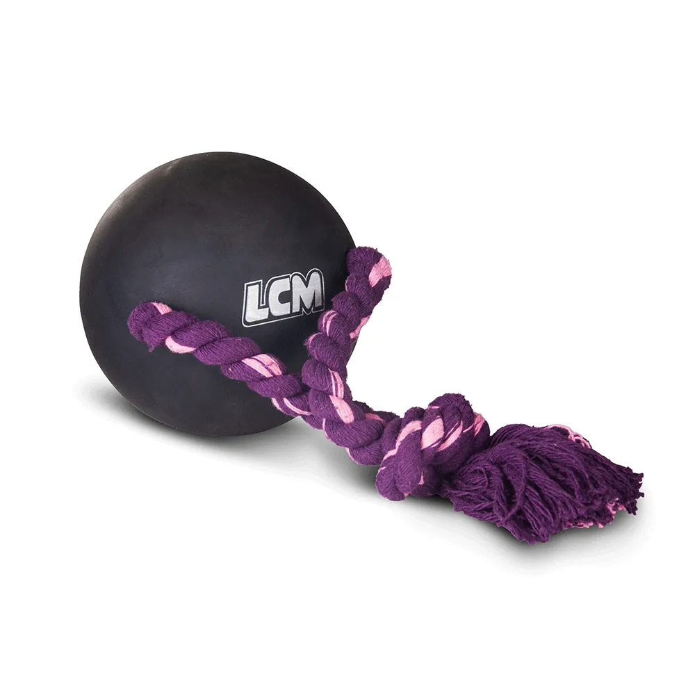 Bola Superpet com Corda LCM Preta