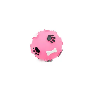Bolinha Baby Vinil Animania Rosa