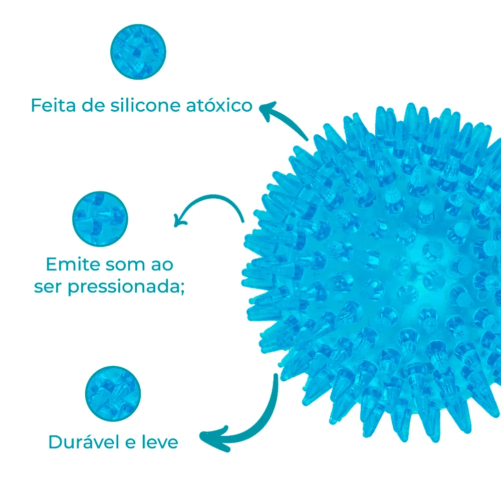 Bolinha de Pontas Grande Azul Jambo — foto 2