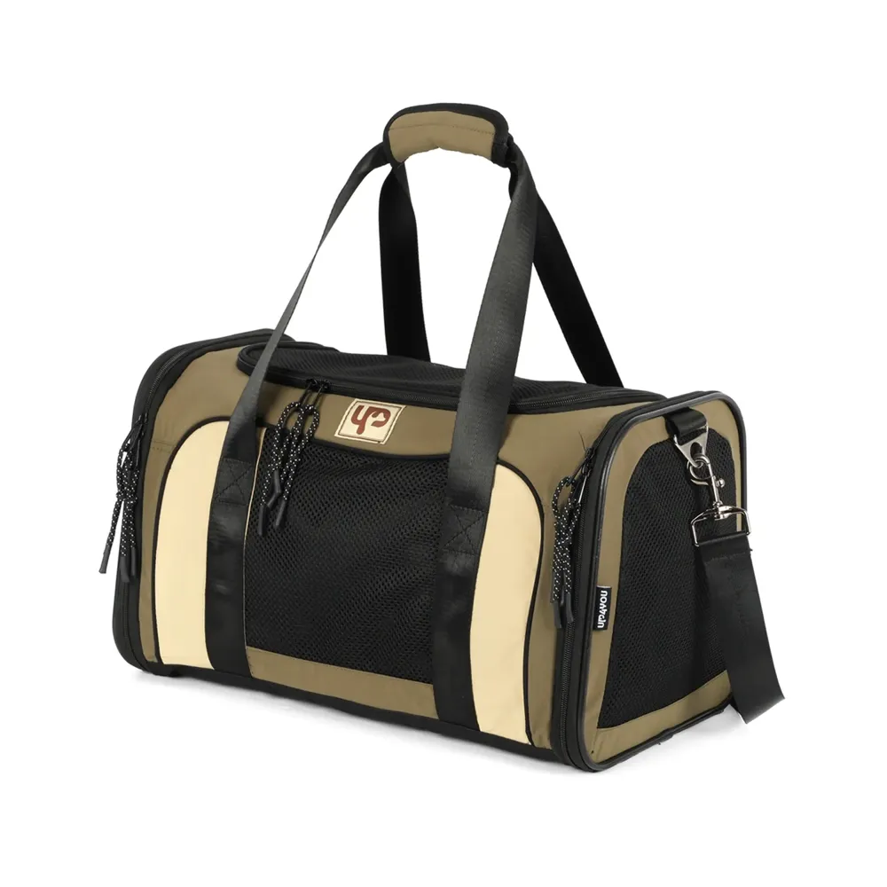 Bolsa de Transporte com Abertura Dupla Camp Up4You Verde e Bege — foto 3